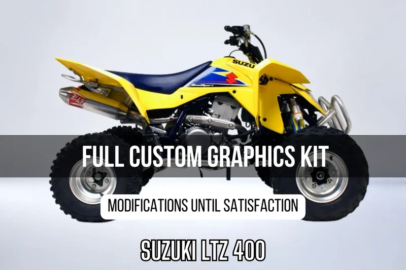 Kit Déco SUZUKI LTZ 400 100% personnalisé