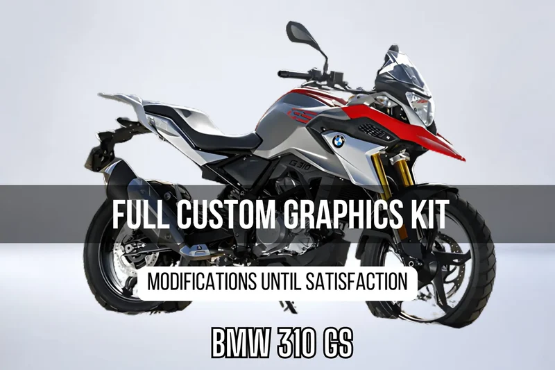 Kit Déco BMW 310 GS 100% personnalisé