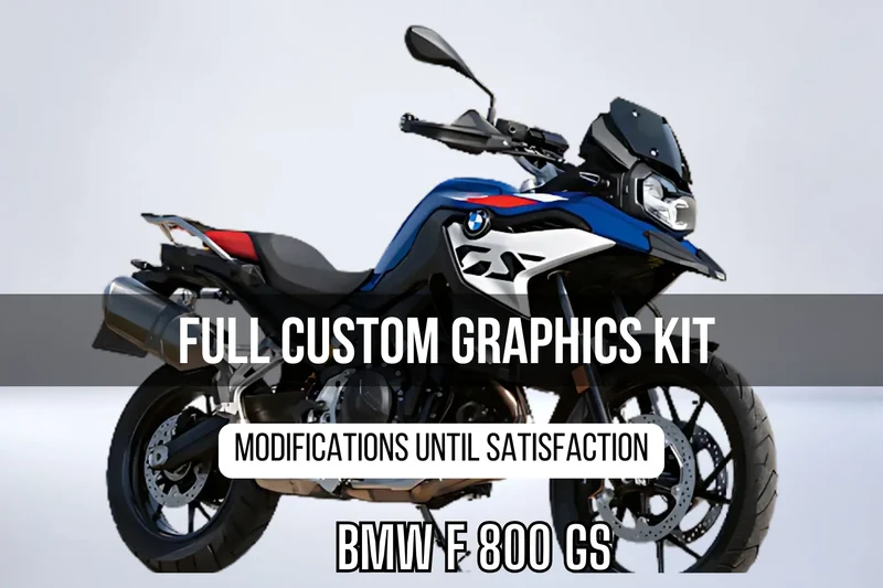 Kit Déco BMW F 800 GS 100% personnalisé