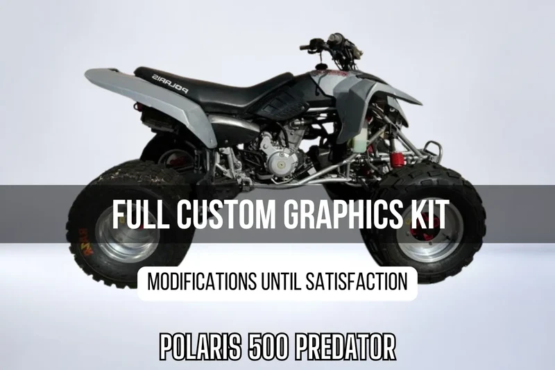 Kit Déco POLARIS 500 PREDATOR 100% personnalisé