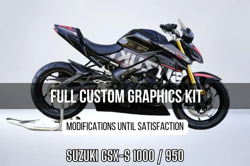 Kit Déco SUZUKI GSX-S 1000 / 950 100% personnalisé