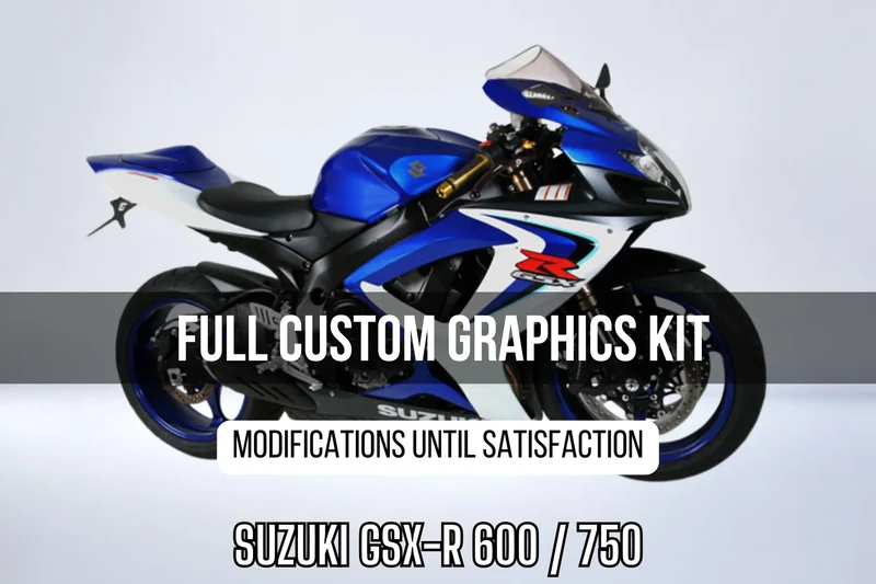 Kit Déco SUZUKI GSX-R 600 / 750 100% personnalisé