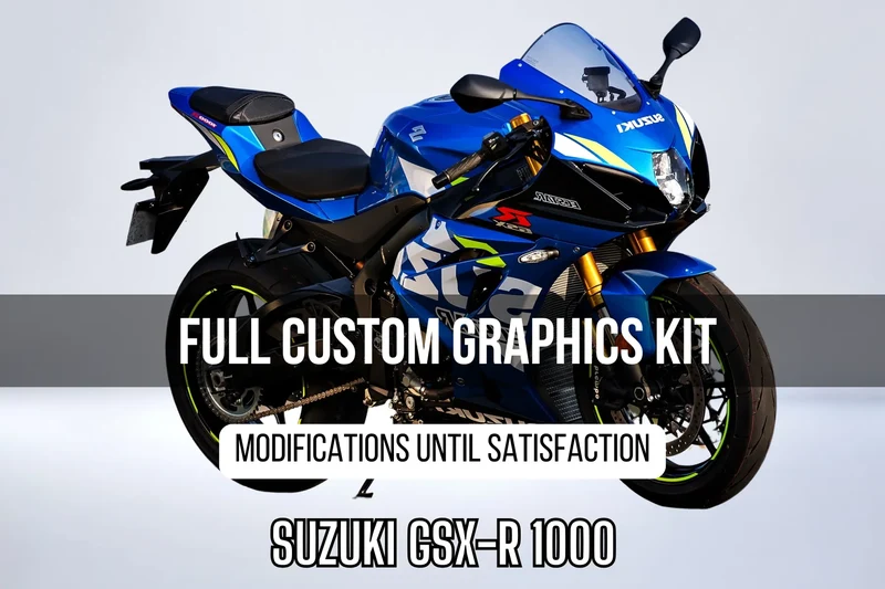 Kit Déco SUZUKI GSX-R 1000 100% personnalisé
