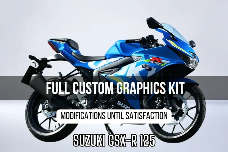 Kit Déco SUZUKI GSX-R 125 100% personnalisé