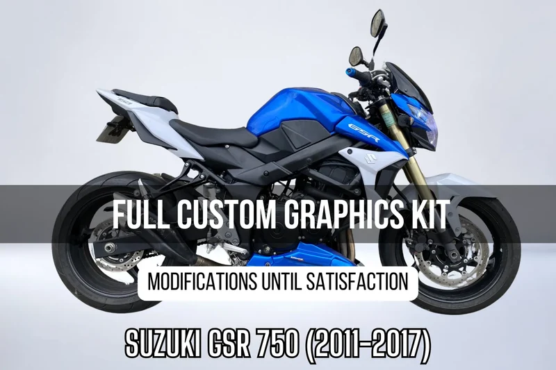 Kit Déco SUZUKI GSR 750 (2011-2017) 100% personnalisé