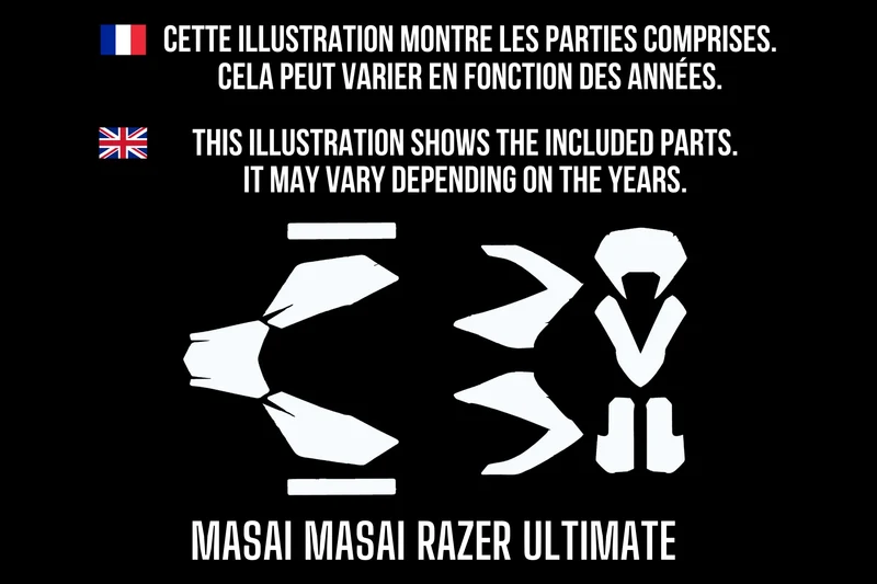 Kit Déco MASAI MASAI RAZER ULTIMATE 100% personnalisé