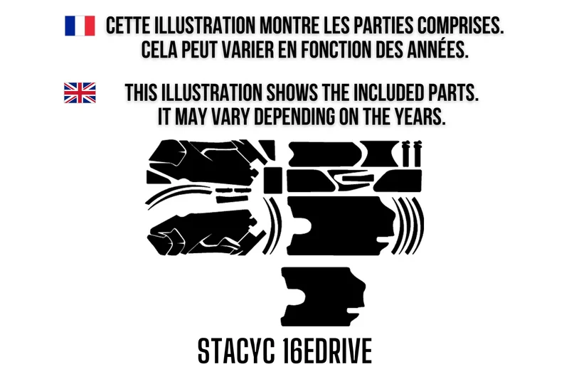 Kit Déco STACYC 16EDRIVE 100% personnalisé