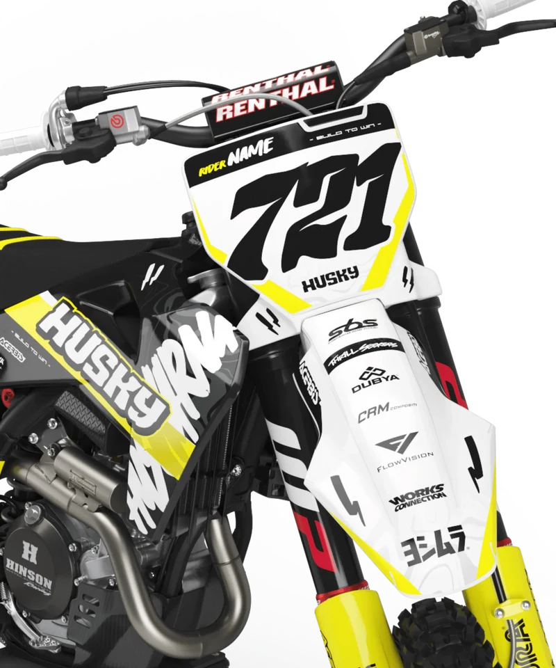 Kit Déco HUSQVARNA TE/TC/FE/FC/FX/SMS/WR/CR - Murmure