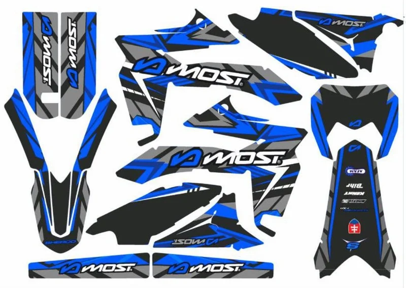 Kit Déco Sherco SE-R / SM-R 50cc 2013-2026 - BLUE
