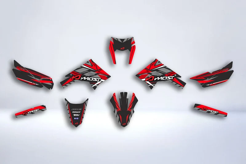 Kit Déco Sherco SE-R / SM-R 50cc 2013-2026 - RED
