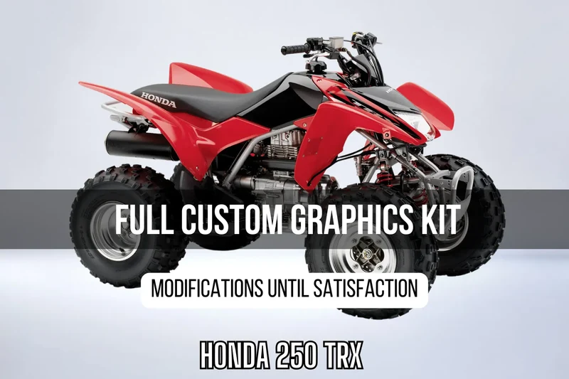 Kit Déco HONDA 250 TRX 100% personnalisé