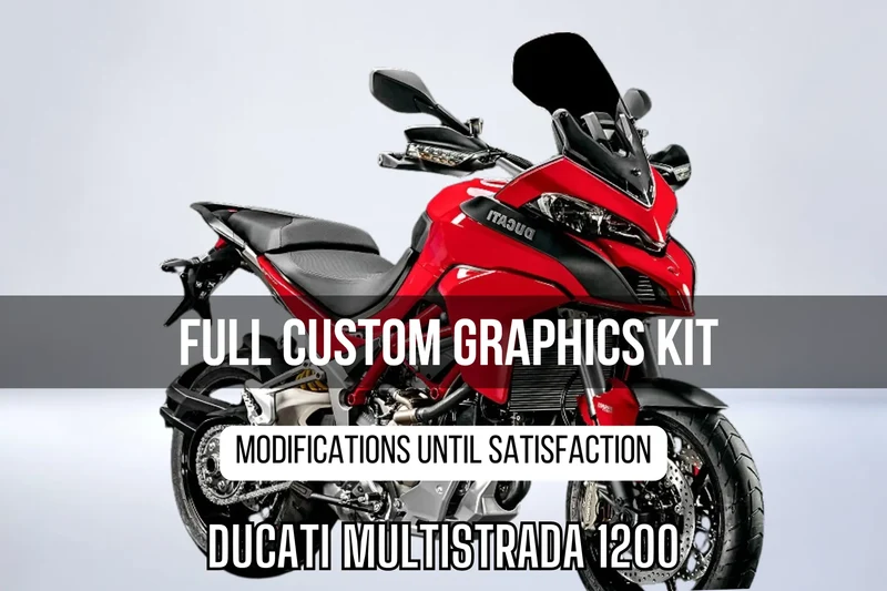 Kit Déco Ducati MULTISTRADA 1200 100% personnalisé