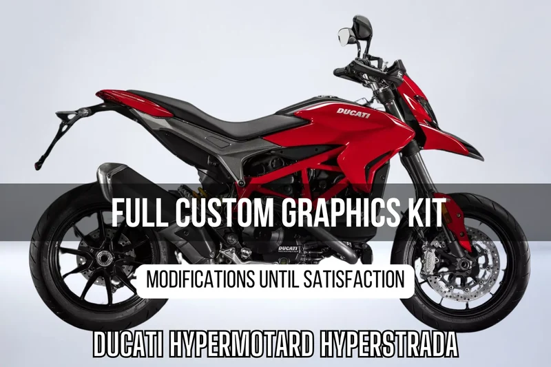 Kit Déco Ducati Hypermotard Hyperstrada 2013-2016 100% personnalisé