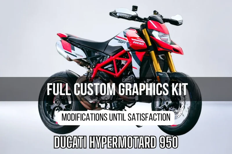Kit Déco Ducati Hypermotard 950 100% personnalisé