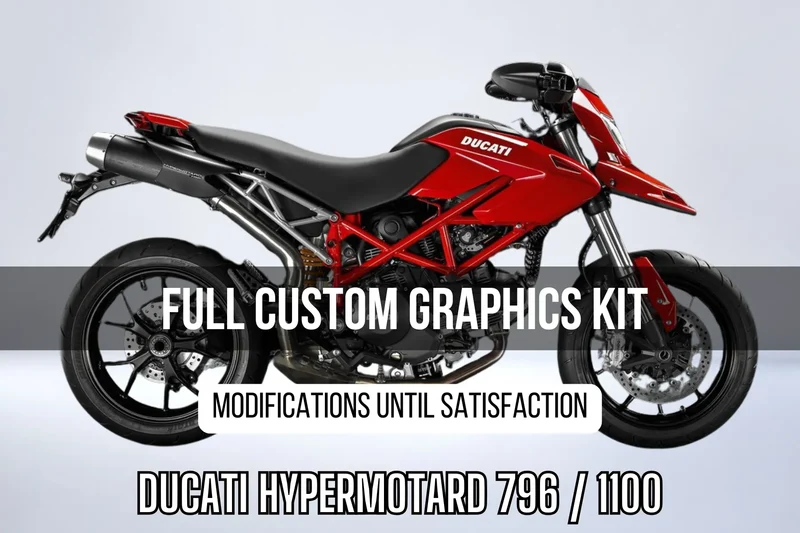 Kit Déco Ducati Hypermotard 796 1100 100% personnalisé