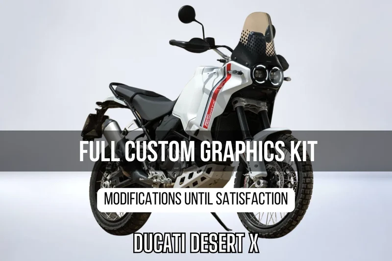 Kit Déco Ducati Desert X 100% personnalisé