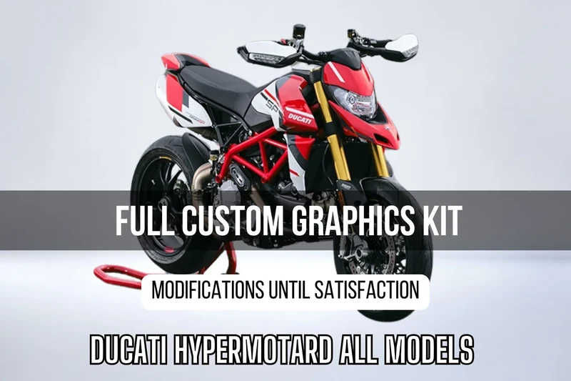 Kit Déco Ducati Hypermotard (tous les modèles) 100% personnalisé