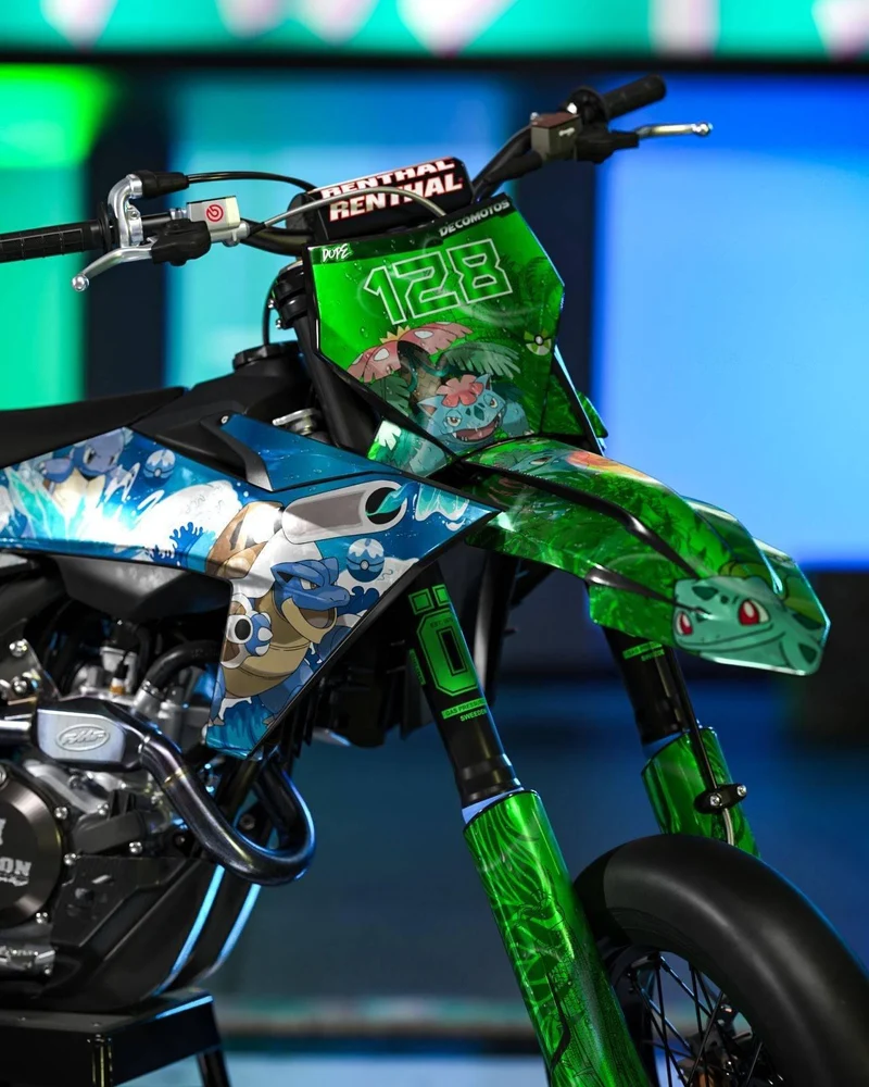 Kit Déco KTM EXC EXC-F SX SX-F 2023-2025 - Pokemon