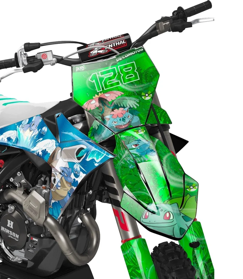 Kit Déco KTM EXC EXC-F SX SX-F 2023-2025 - Pokemon