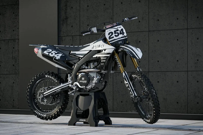 Kit Déco Yamaha YZF 250 ( 2019-2021 ) / 450 ( 2018-2022 ) "B&W"