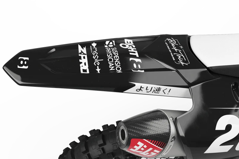 Kit Déco Yamaha YZF 250 ( 2019-2021 ) / 450 ( 2018-2022 ) "B&W"