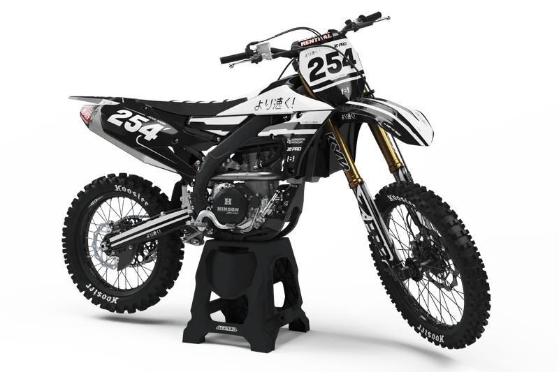Kit Déco Yamaha YZF 250 ( 2019-2021 ) / 450 ( 2018-2022 ) "B&W"