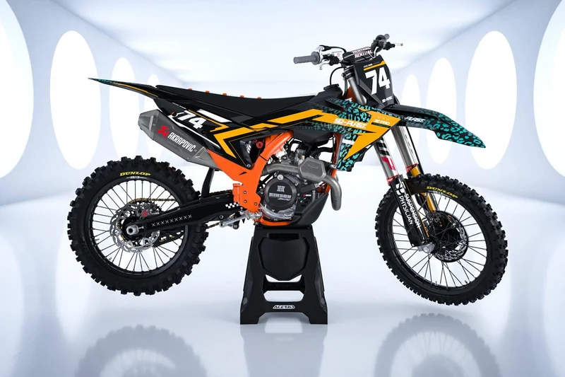 Kit Déco KTM EXC EXC-F SX SX-F 2023-2025 - Leopard