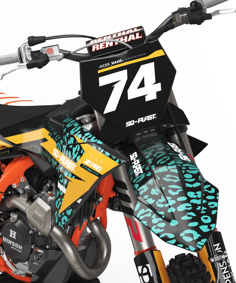 Kit Déco KTM EXC EXC-F SX SX-F 2023-2025 - Leopard