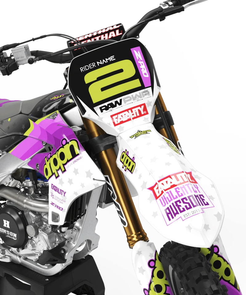 Kit Déco Yamaha YZF 250 2024-2025 & YZF 450 2023-2025 - Old School