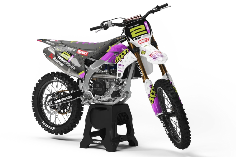 Kit Déco Yamaha YZF 250 2024-2025 & YZF 450 2023-2025 - Old School