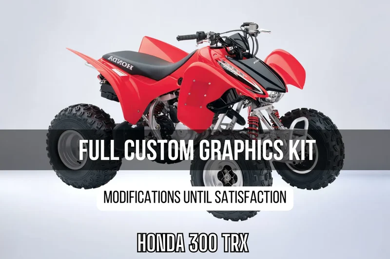 Kit Déco HONDA 300 TRX 100% personnalisé