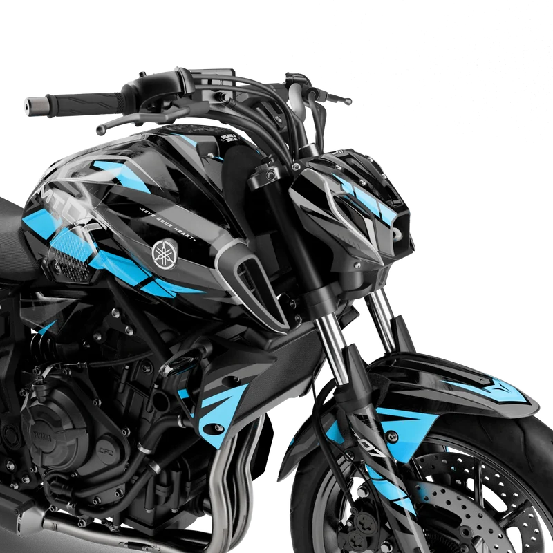 Kit Déco Yamaha MT 125 / MT 03 / MT 07 / MT 09 / MT 10 Semi-Personnalisé - FUZION
