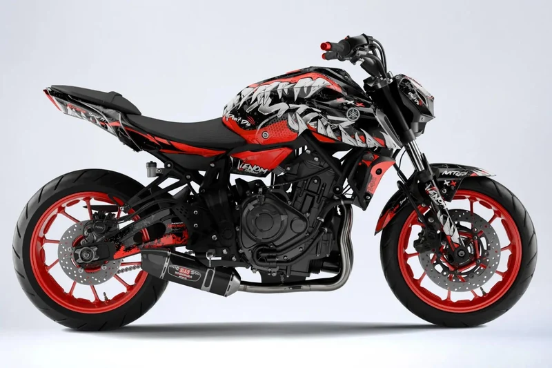 Kit Déco Yamaha MT 125 / MT 03 / MT 07 / MT 09 / MT 10 Semi-Personnalisé - VENOM