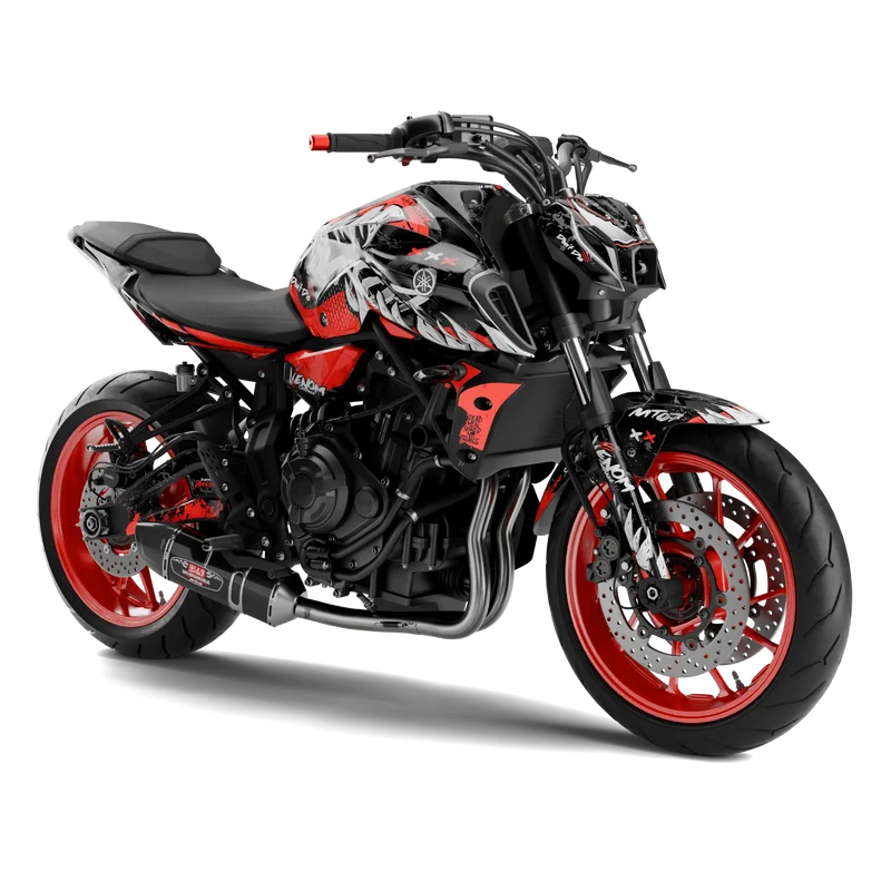 Kit Déco Yamaha MT 125 / MT 03 / MT 07 / MT 09 / MT 10 Semi-Personnalisé - VENOM