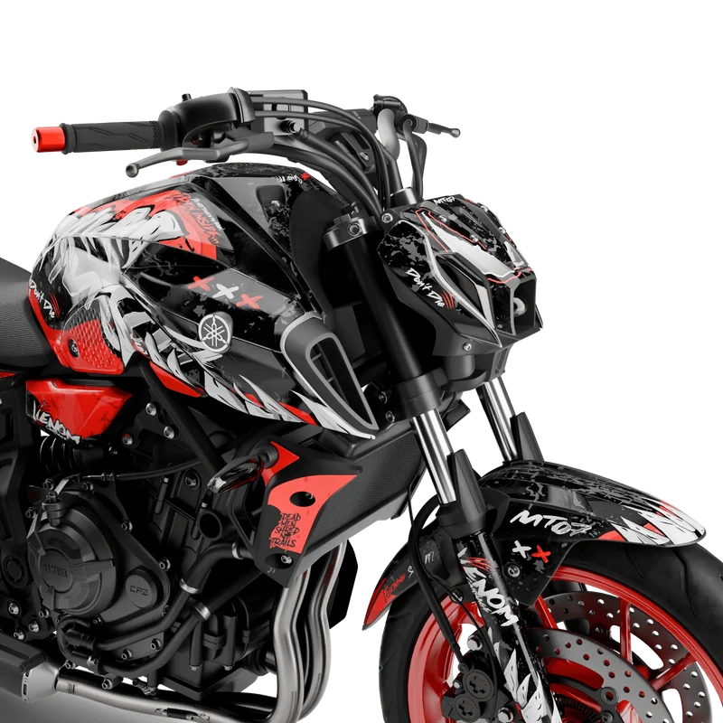 Kit Déco Yamaha MT 125 / MT 03 / MT 07 / MT 09 / MT 10 Semi-Personnalisé - VENOM