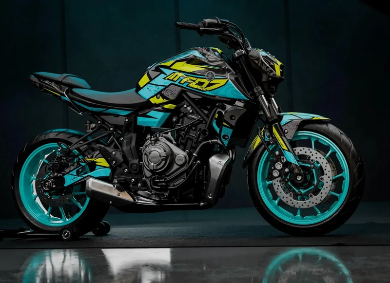 Kit Déco Yamaha MT 125 / MT 03 / MT 07 / MT 09 / MT 10 Semi-Personnalisé - VOLTURA