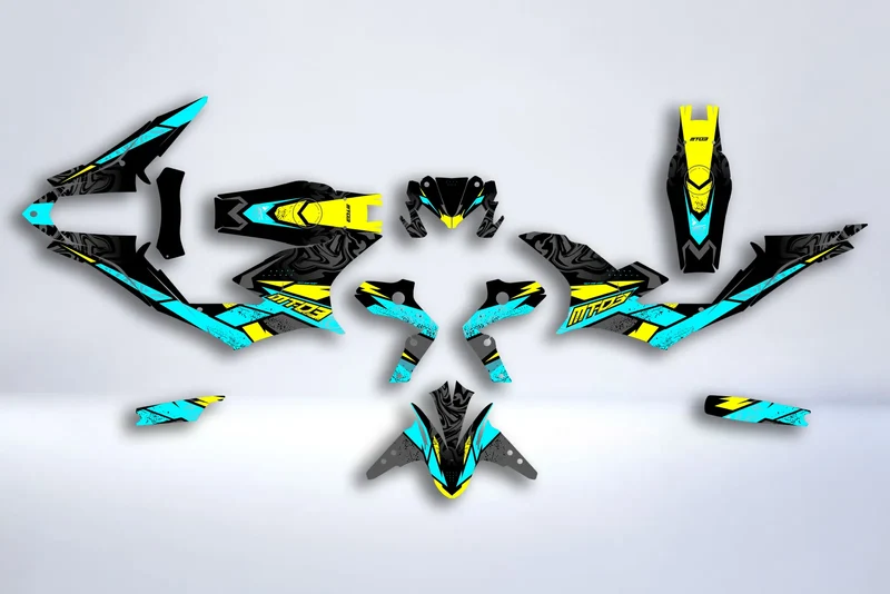 Kit Déco Yamaha MT 125 / MT 03 / MT 07 / MT 09 / MT 10 Semi-Personnalisé - VOLTURA