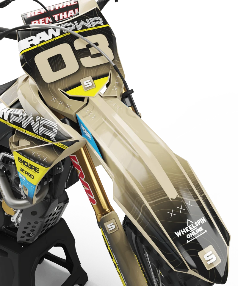 Kit Déco SUZUKI RM-Z 450 2018-2025 & RM-Z 250 2019-2025 - RAW PWR