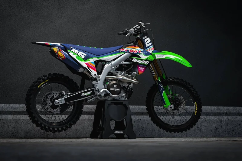 Kit Déco Kawasaki KXF 250 2021-2024 & KXF 450 2019-2023 - Fast