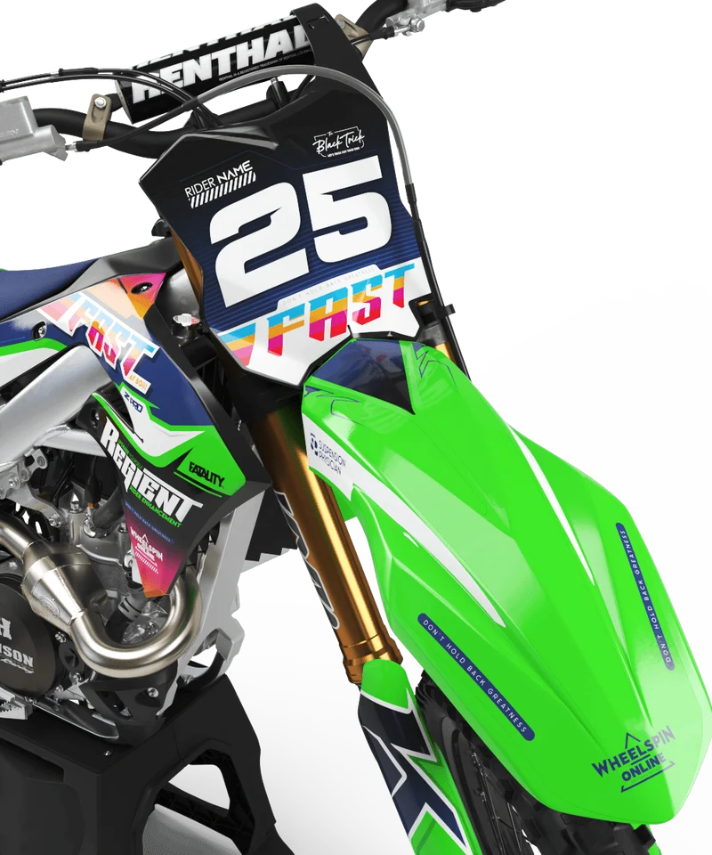 Kit Déco Kawasaki KXF 250 2021-2024 & KXF 450 2019-2023 - Fast