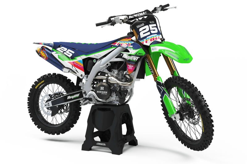 Kit Déco Kawasaki KXF 250 2021-2024 & KXF 450 2019-2023 - Fast