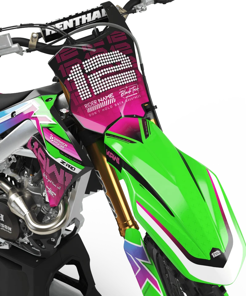 Kit Déco Kawasaki KXF 250 2021-2024 & KXF 450 2019-2023 - Disco