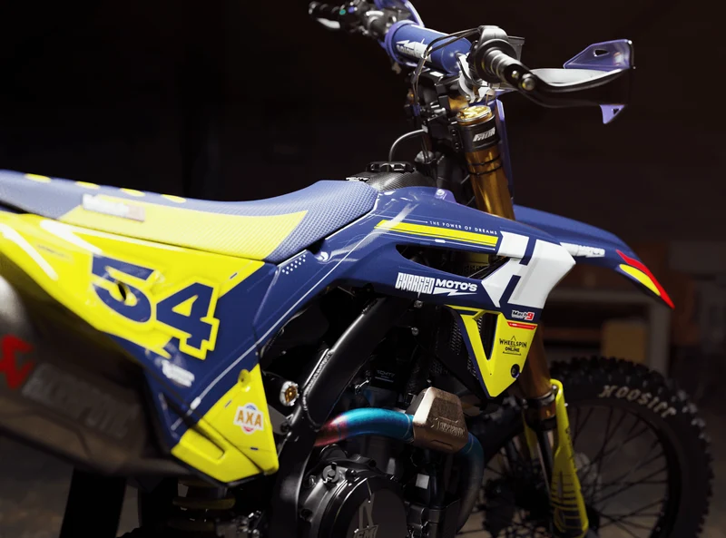 Kit Déco Honda CRF 250 2022-2024 & CRF 450 2021-2024 - Sky