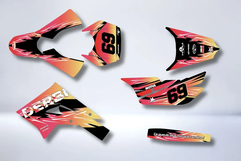 Kit Déco DERBI X-TREME / RACING 2011-2017 - GRADIENT