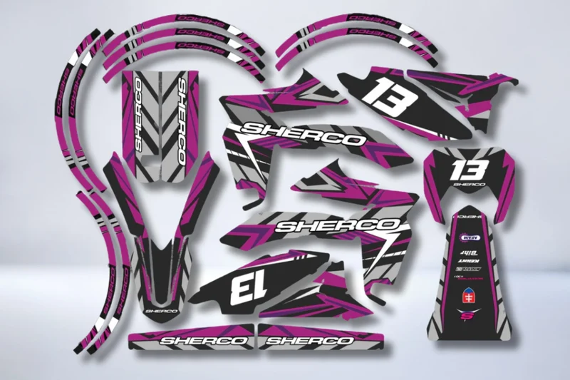 Kit Déco Sherco SE-R SM-R 50cc 2013-2026 - PINK