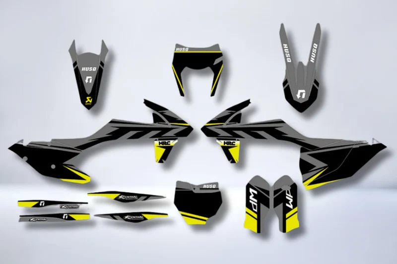 Kit Déco KTM EXC EXC-F SX SX-F 2016-2019 - GREY YELLOW