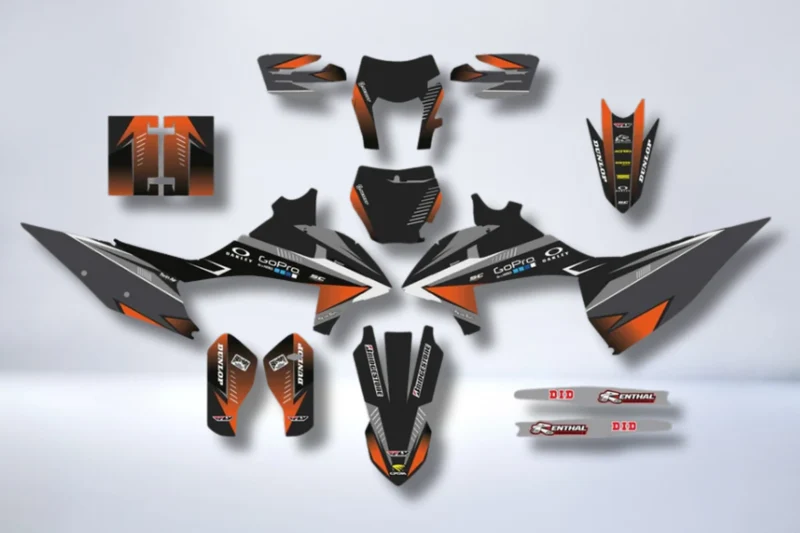 Kit Déco KTM EXC EXC-F SX SX-F 2019-2023 - BLACK