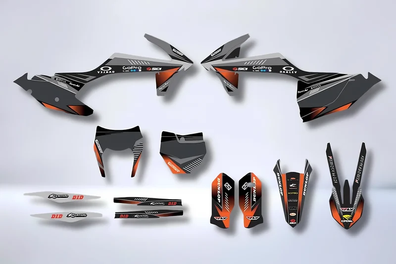 Kit Déco KTM EXC EXC-F SX SX-F 2016-2019 - BLACK 2