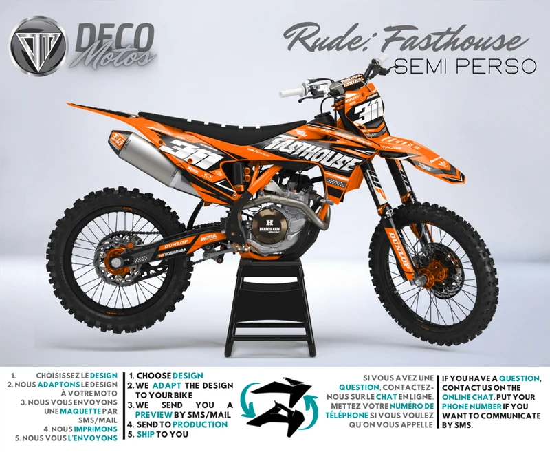 Fasthouse - Kit Déco Semi-Personnalisé