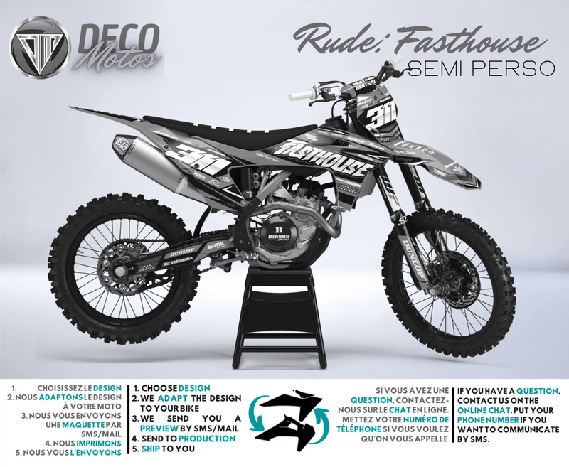 Fasthouse - Kit Déco Semi-Personnalisé